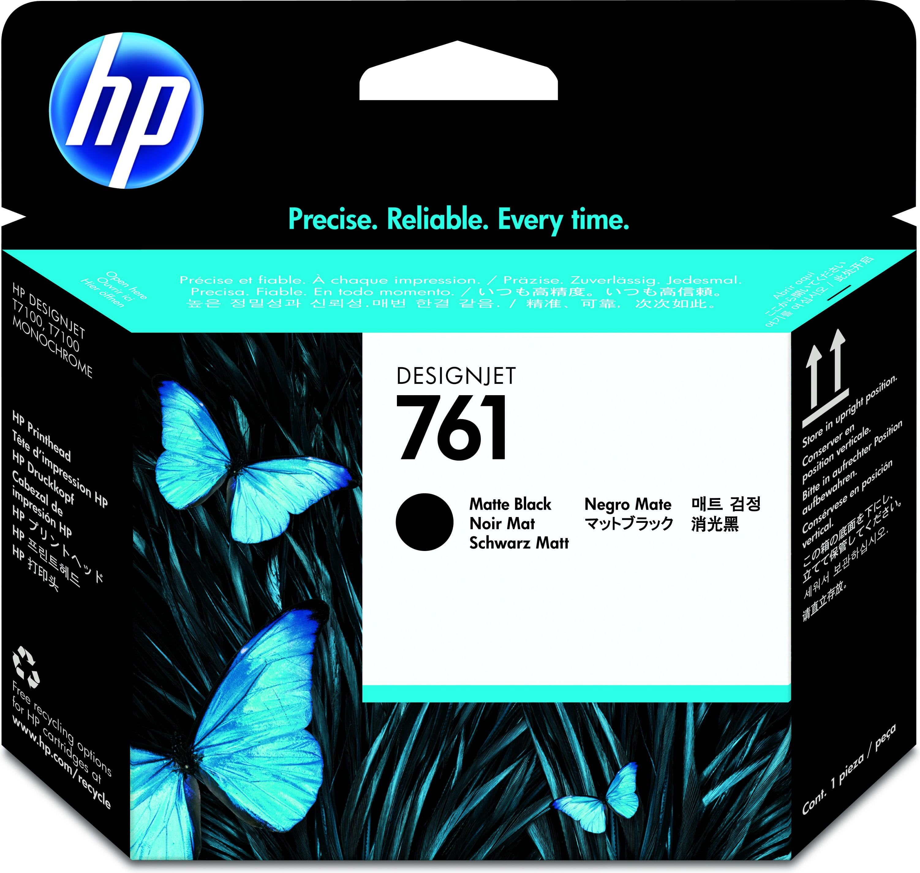 HP 761 Matte Black Inkjet Printhead