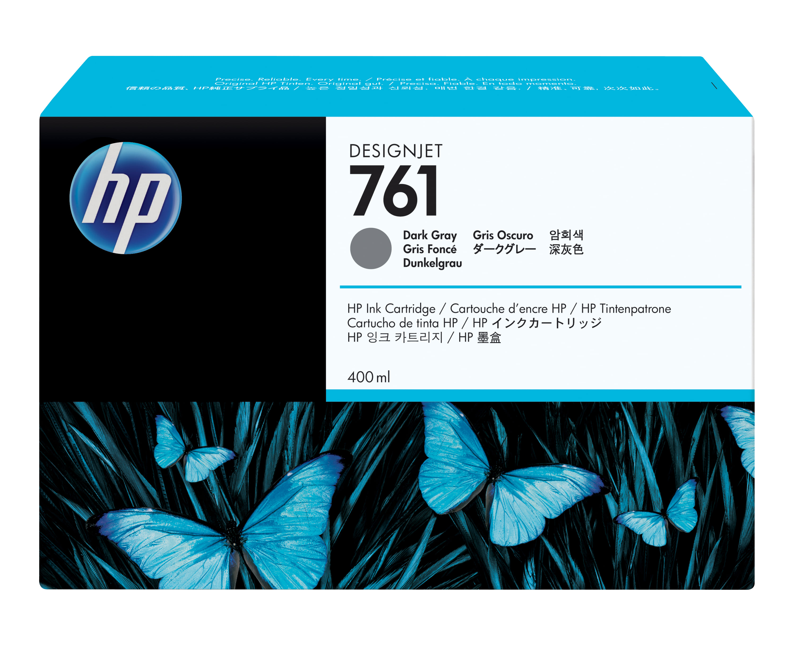 HP Ink Cartridge No 761 400ML Dark Gray