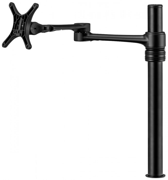 Atdec AF-AT Single Pole Articulated Arm Stand Black