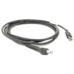 Zebra CABLE SCAN UNI USB A 7FT STR.