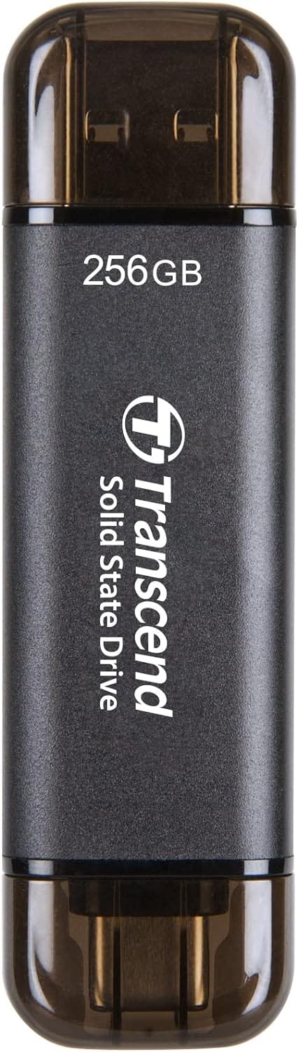 Transcend ESD310C 256GB USB Portable SSD - Black