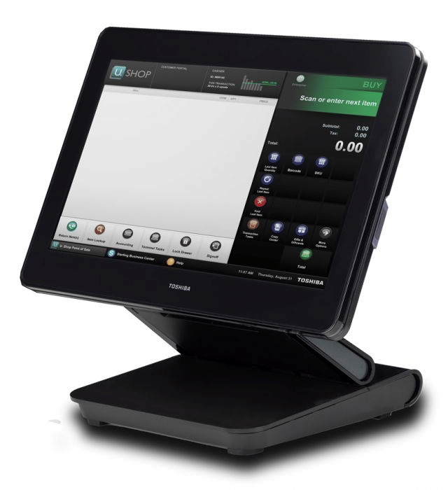 Toshiba TCX800 15" POS Machine, i5, 8GB, 128 SSD, Windows 10 IOT - Black 
