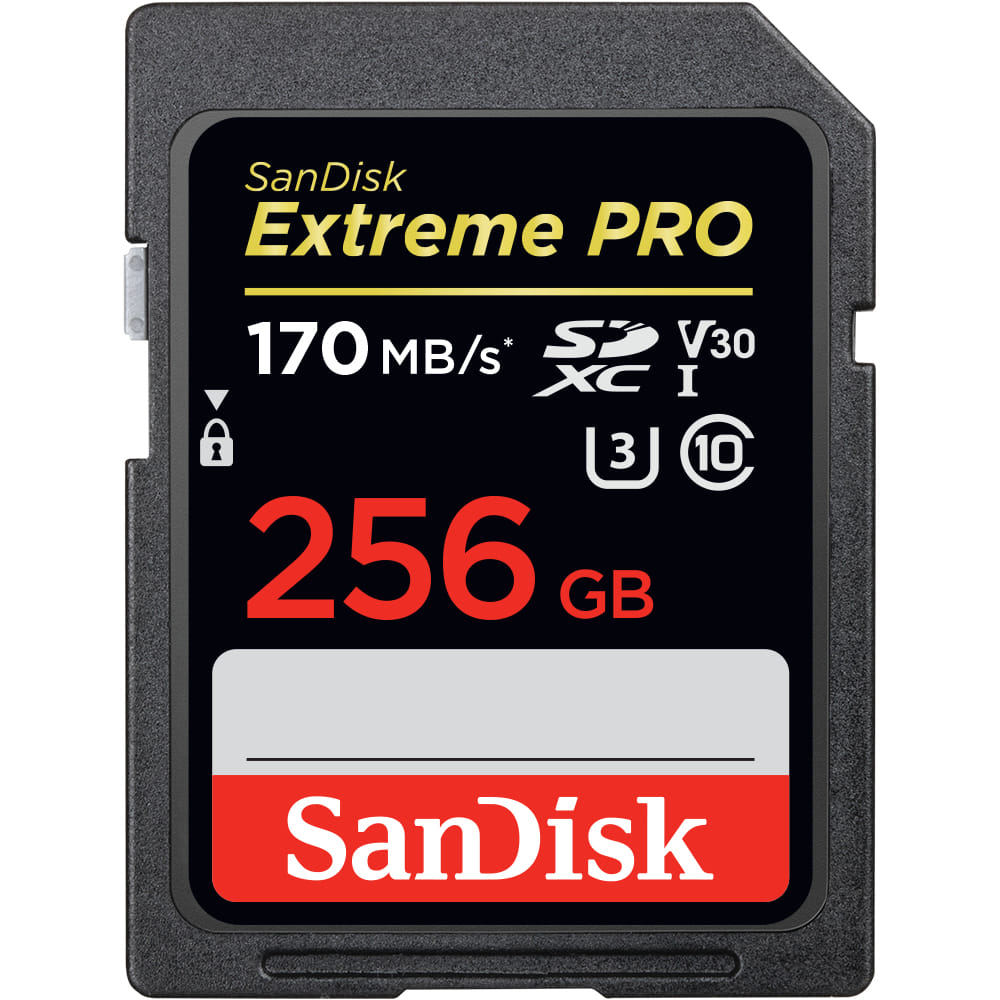 SanDisk Extreme Pro SDXC 256GB SD Card