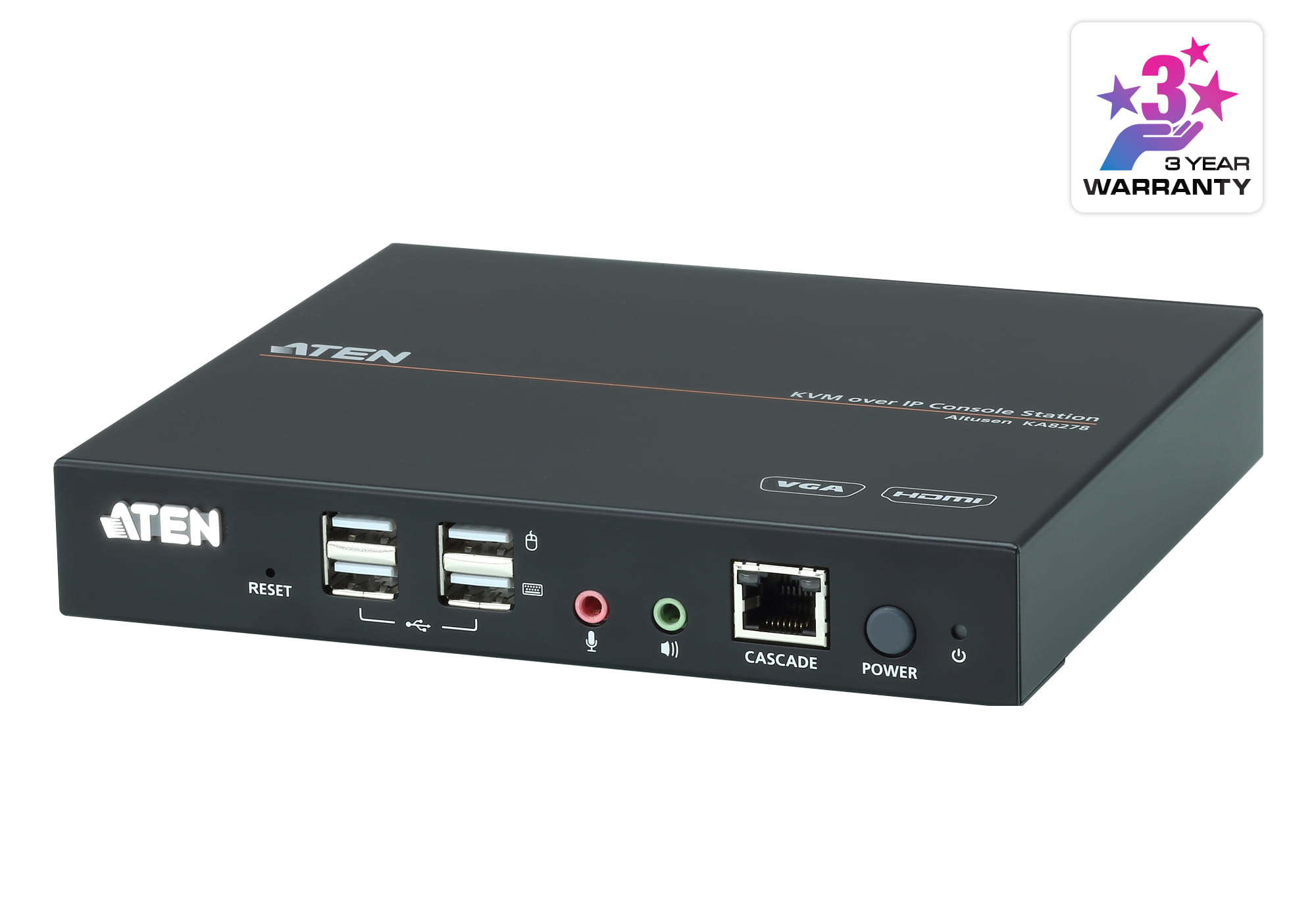 Aten VGA And HDMI KVM over IP Console Station