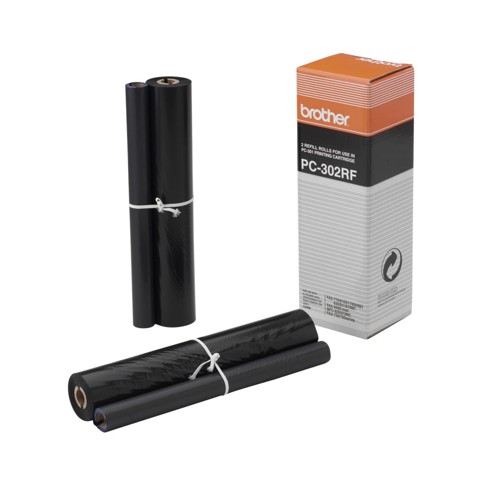 Brother PC302RF Fax Refill Rolls 2 Packs