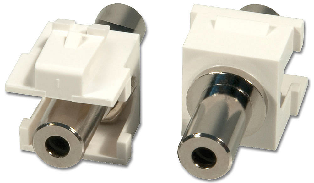 Lindy 3.5mm Stereo F/F Keystone Module (2-pack)