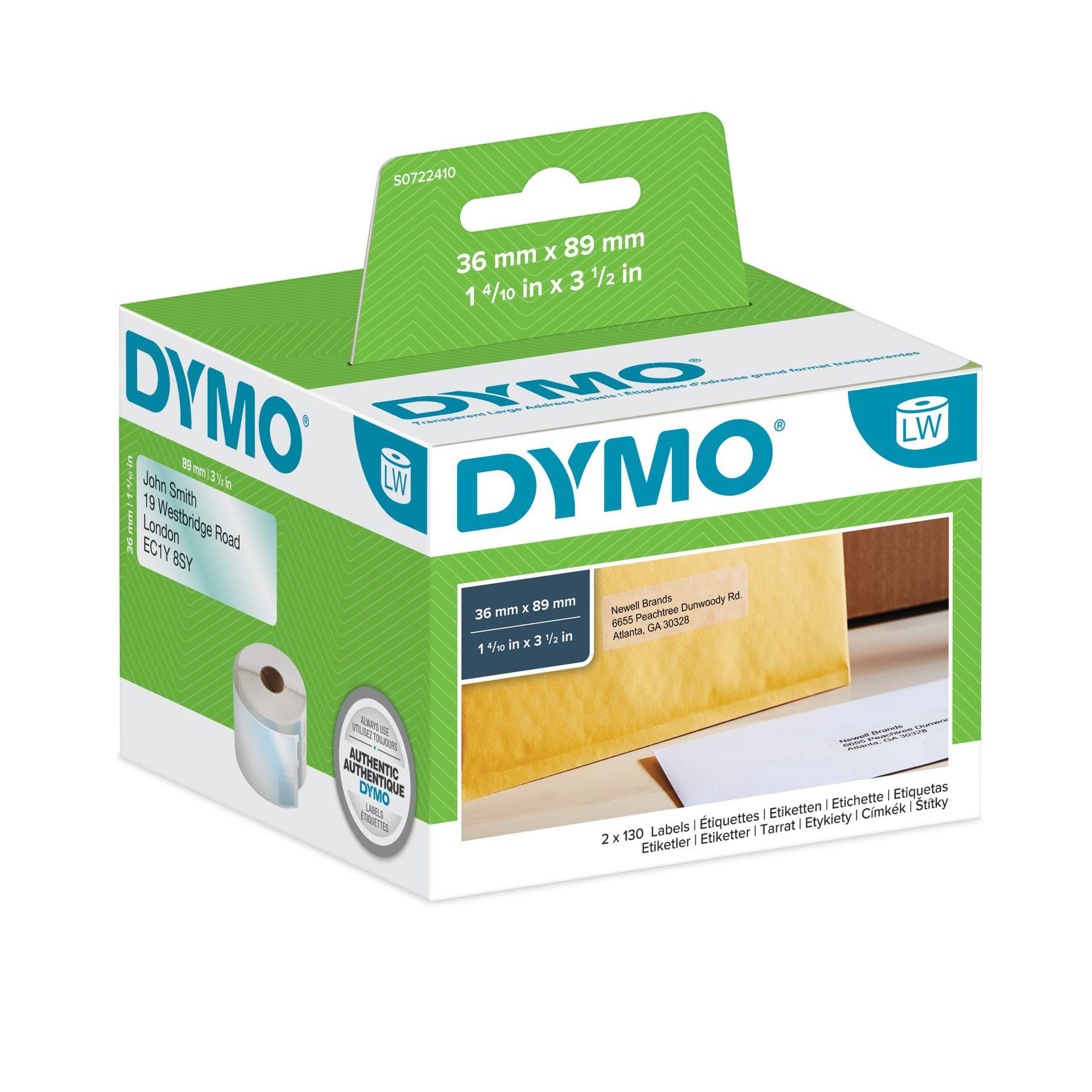 DYMO Large Address Labels - 36x89mm 