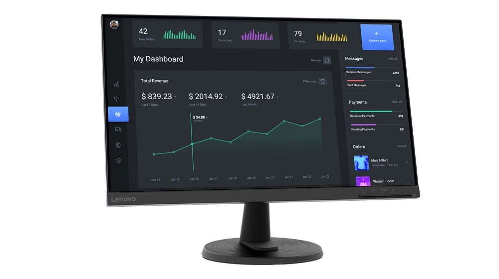 (Open Box) Lenovo TV C24-40 23.8" FHD VA 75Hz FreeSync Monitor