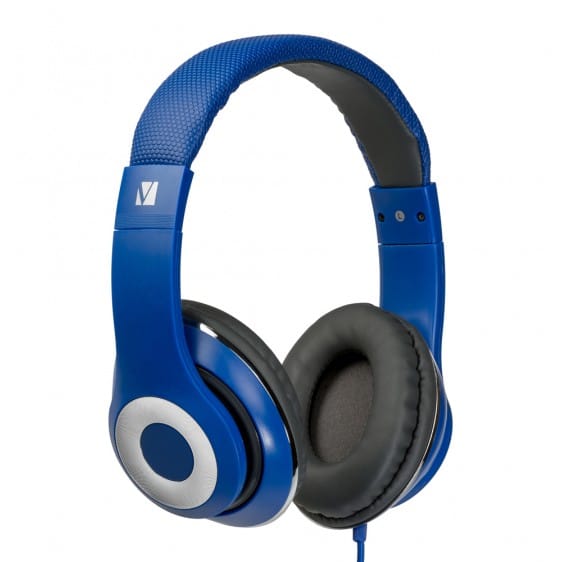 Verbatim Over-Ear Audio Classic Stereo Headphone - Blue