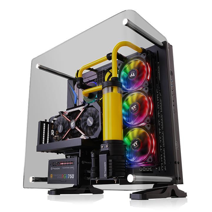 Thermaltake Core P3 Tempered Glass Curved ATX Case - Black