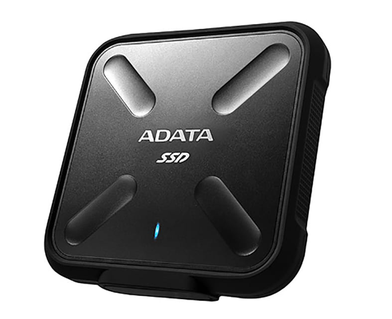 ADATA SD700 Water/Dust Proof 512GB External SSD - Black