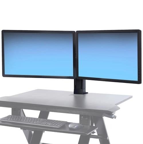 Ergotron WORKFIT DUAL MONITOR KIT BLACK