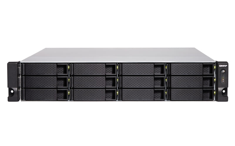 QNAP TS-1283XU-RP E-2124 Ethernet LAN Rack (2U) Black NAS