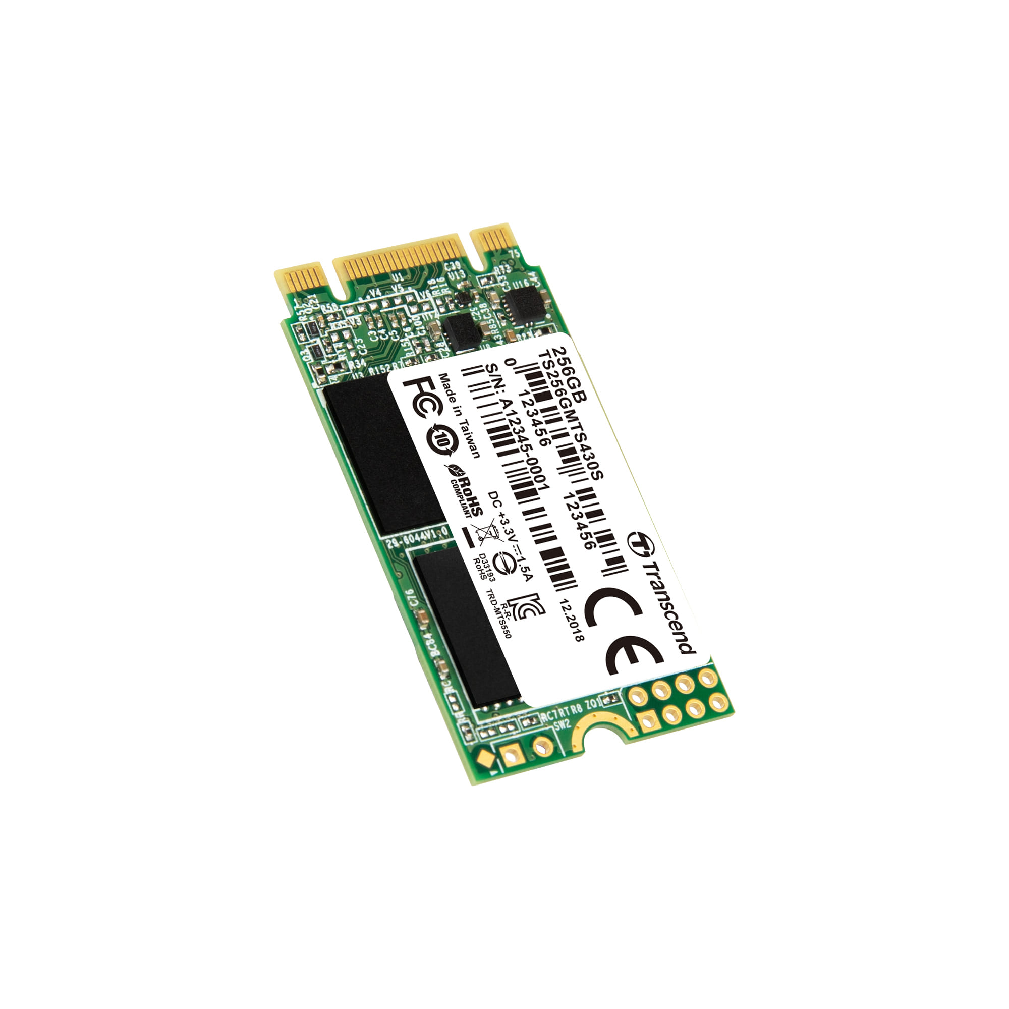 Transcend 256GB 2242 SSD SATA3 SSD