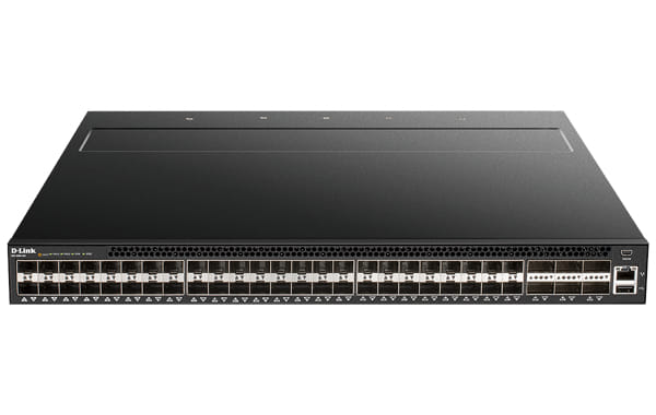 D-Link Network Switch Managed L3+ 10G Ethernet (100/1000/10000) 1U Black