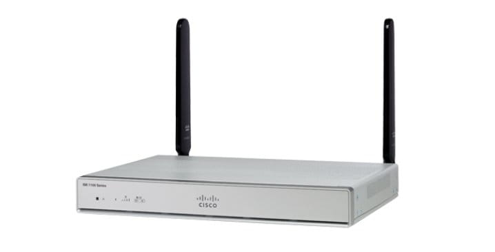 Cisco C1101 wireless router Gigabit Ethernet Grey