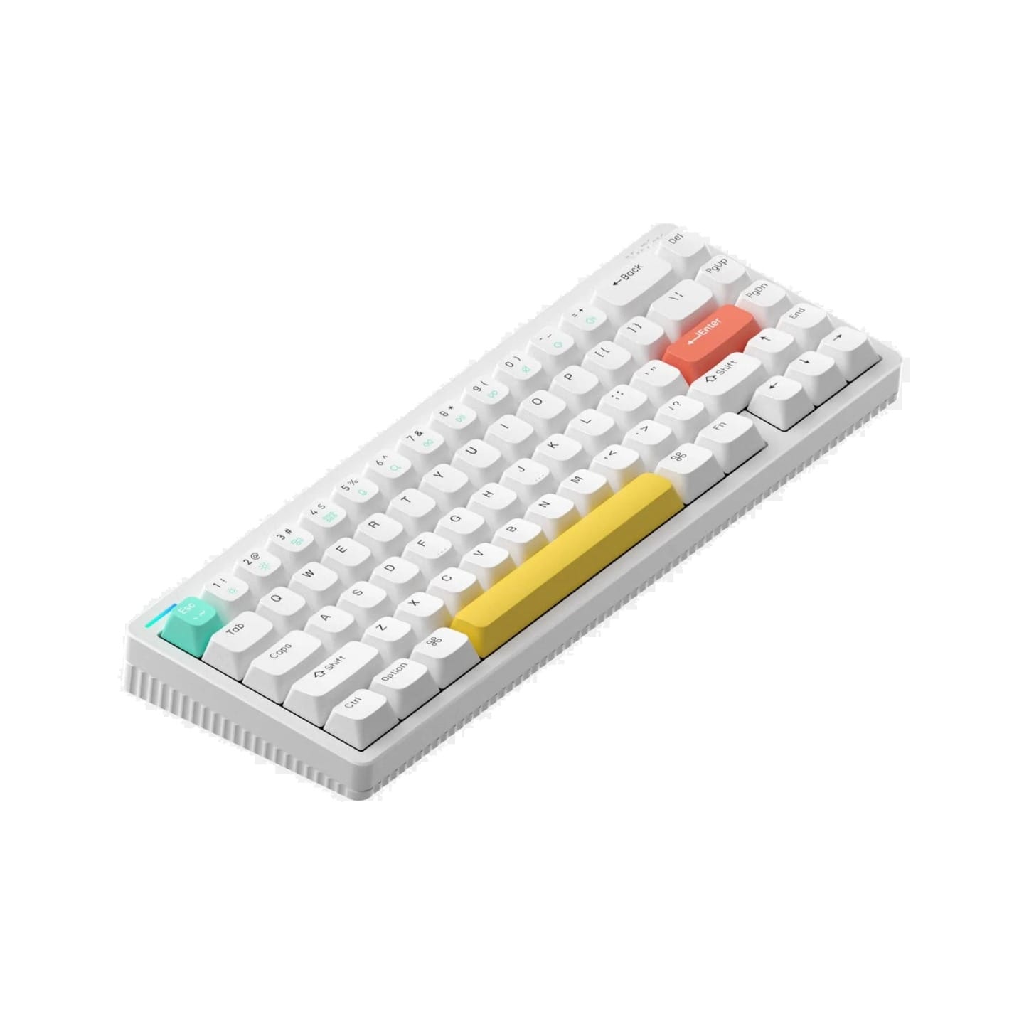 Nuphy Halo65 White 65% Hot-Swappable RGB Backlight Wireless Mechanical Keyboard Gateron G Pro 2.0 Brown Switch