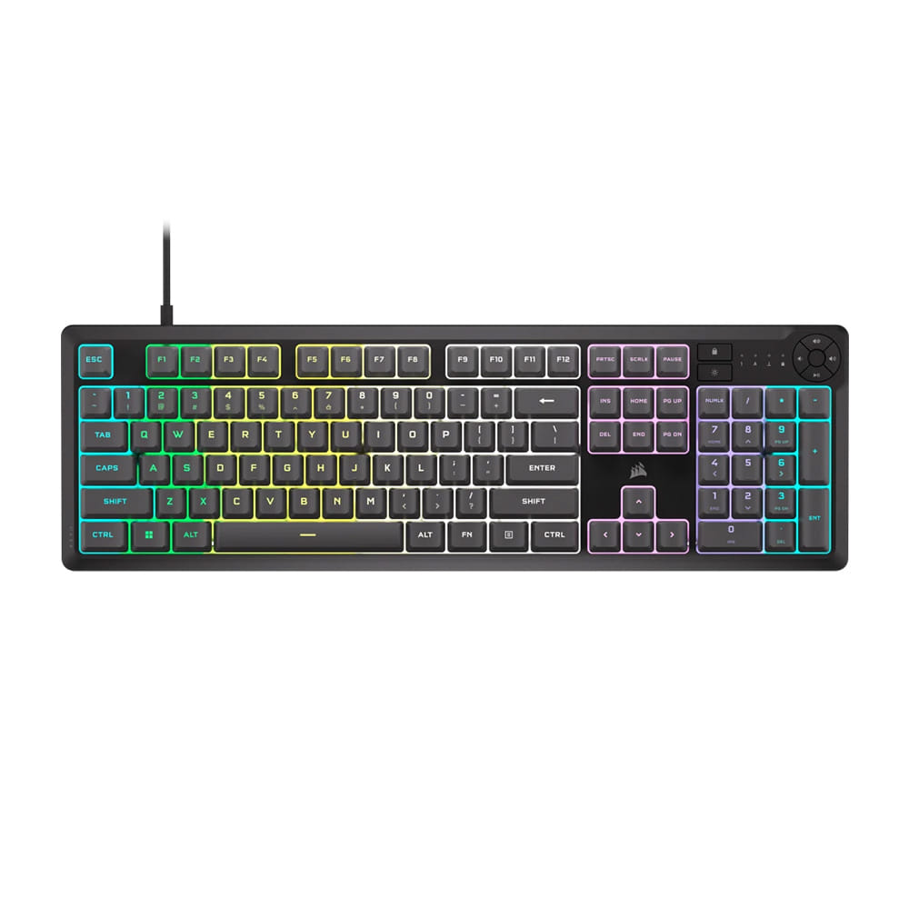 Corsair K55 CORE RGB Gaming Keyboard - Gray