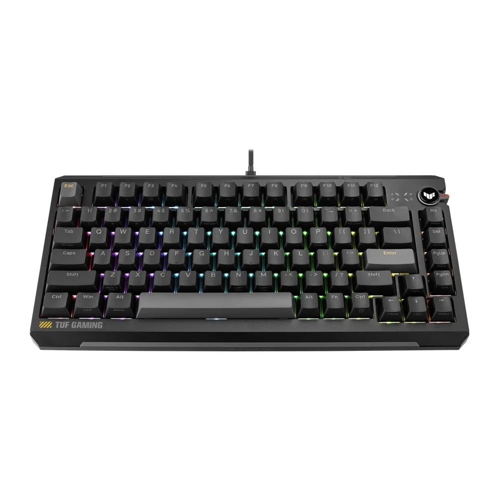 Asus TUF Gaming K4 Magnetic RGB Mechanical Keyboard - Black