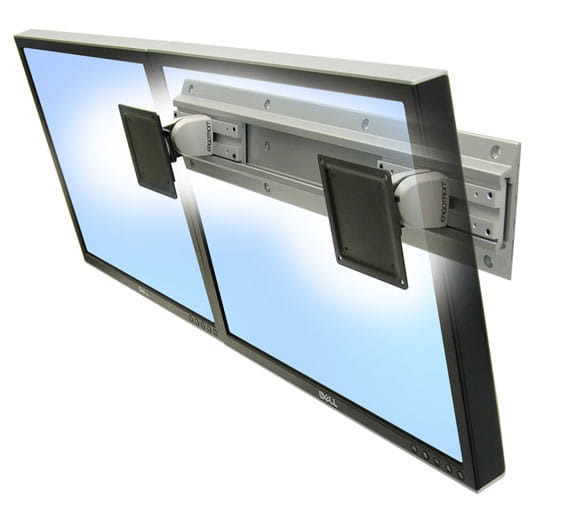 Ergotron Neo-Flex Dual Monitor Wall Mount 100mm
