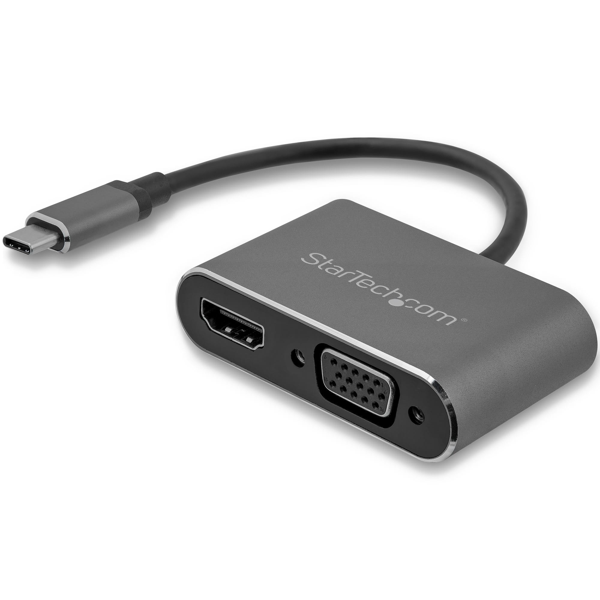 StarTech 2-in-1 USB-C to VGA/HDMI Adapter - 4k 30Hz