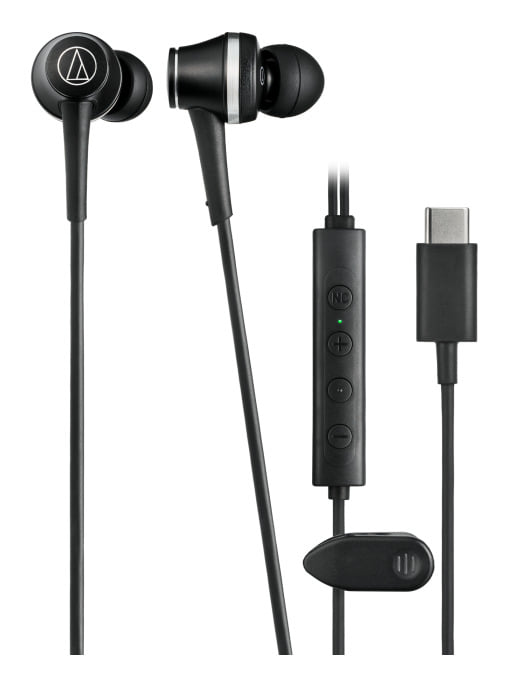 Audio-Technica Earphones USB-C Noise Cancelling - Black