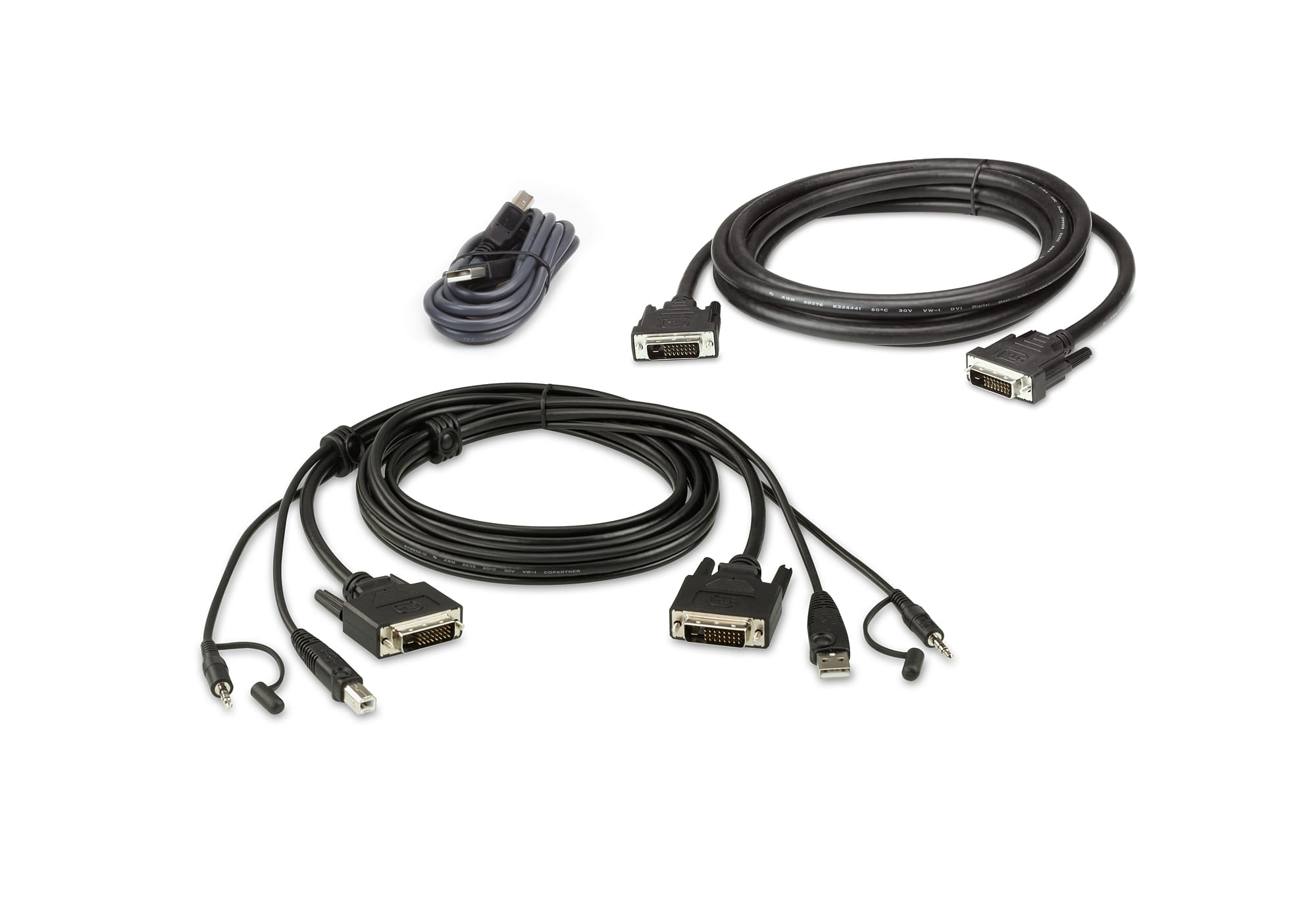 Aten 3m USB DVI-D Dual Display KVM Cable Kit