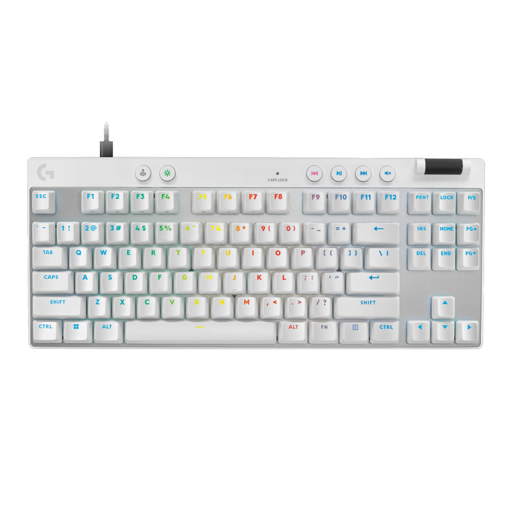 Logitech G PRO X TKL RAPID Gaming Keyboard - White