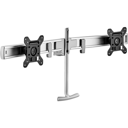 Monitor Rail System Atdec AWM Dual Monitor Rail - Silver Built-In Arm