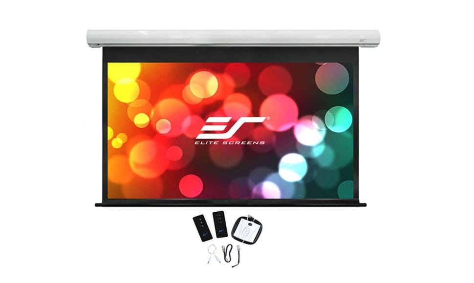 ES Ezframe 200" Motorized Projector Screen