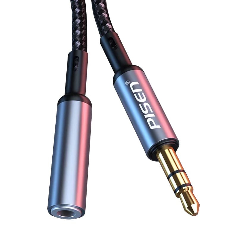 Pisen Male to Female 3.5mm AUX Audio Cable 2m