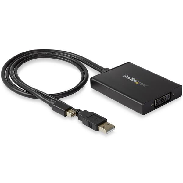 Startech Mini DisplayPort to Dual-Link DVI Adapter - USB Powered Black