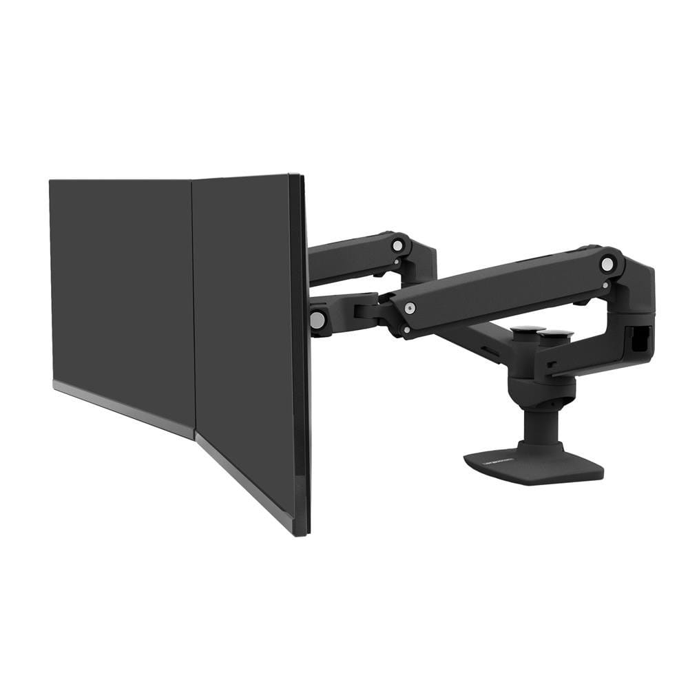 Ergotron LX Dual Side-by-Side Arm Matte Black