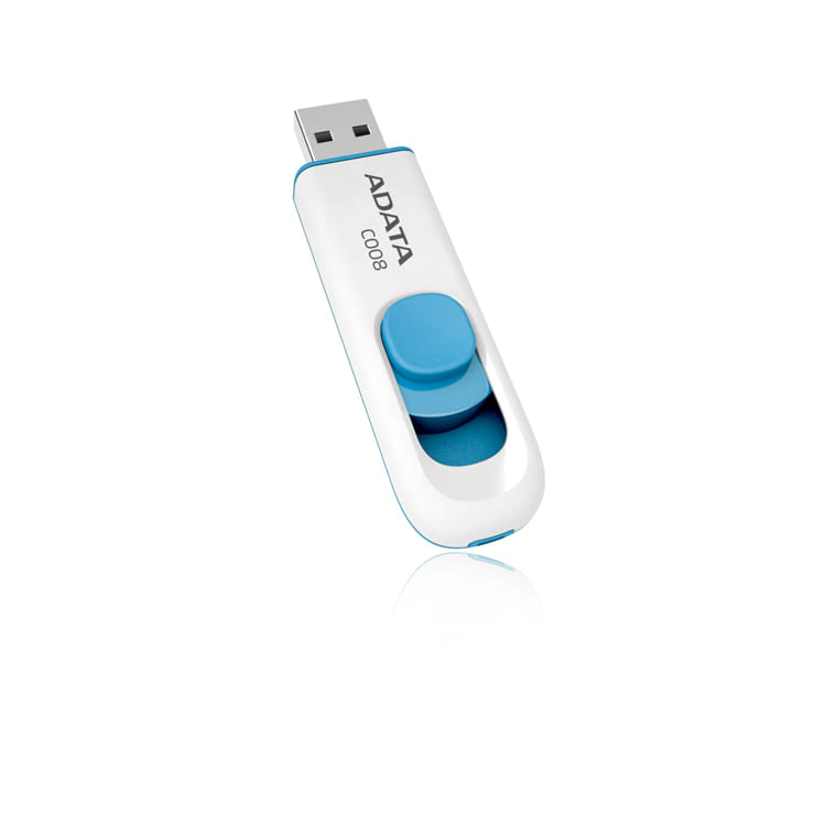 Adata C008 16GB Flash Drive USB 2.0 - White