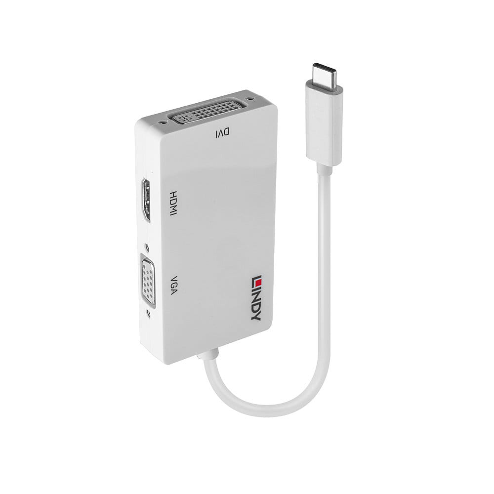 Lindy USB-C to Triple Display Converter