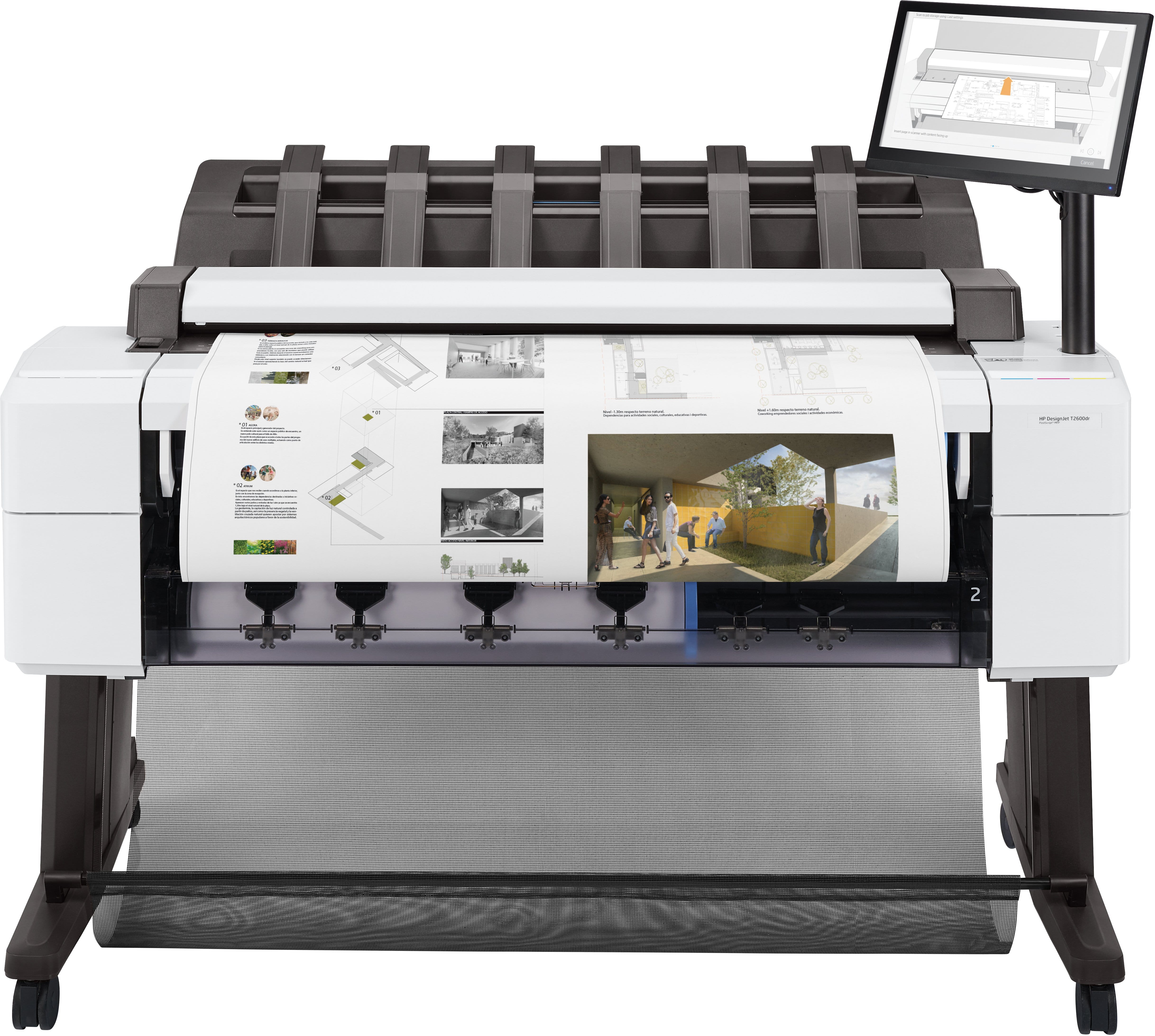 HP Designjet T2600dr Large Format Thermal Colour Inkjet Printer