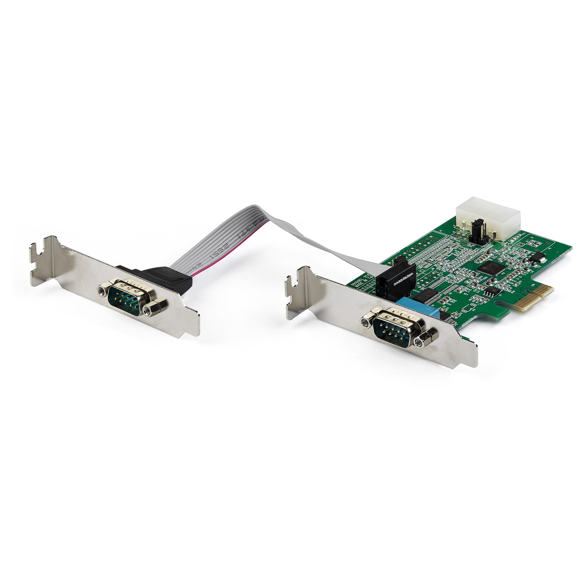 Startech 2-Port RS232 Serial Adapter Card with 16950 UART - PCIe Card