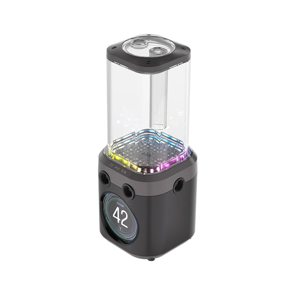 CORSAIR iCUE LINK XD6 RGB ELITE LCD Pump/Reservoir Combo - Black
