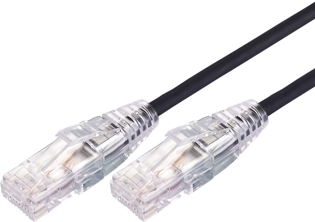 Comsol 3M Ultra Thin CAT 6A UTP Patch Cable Black