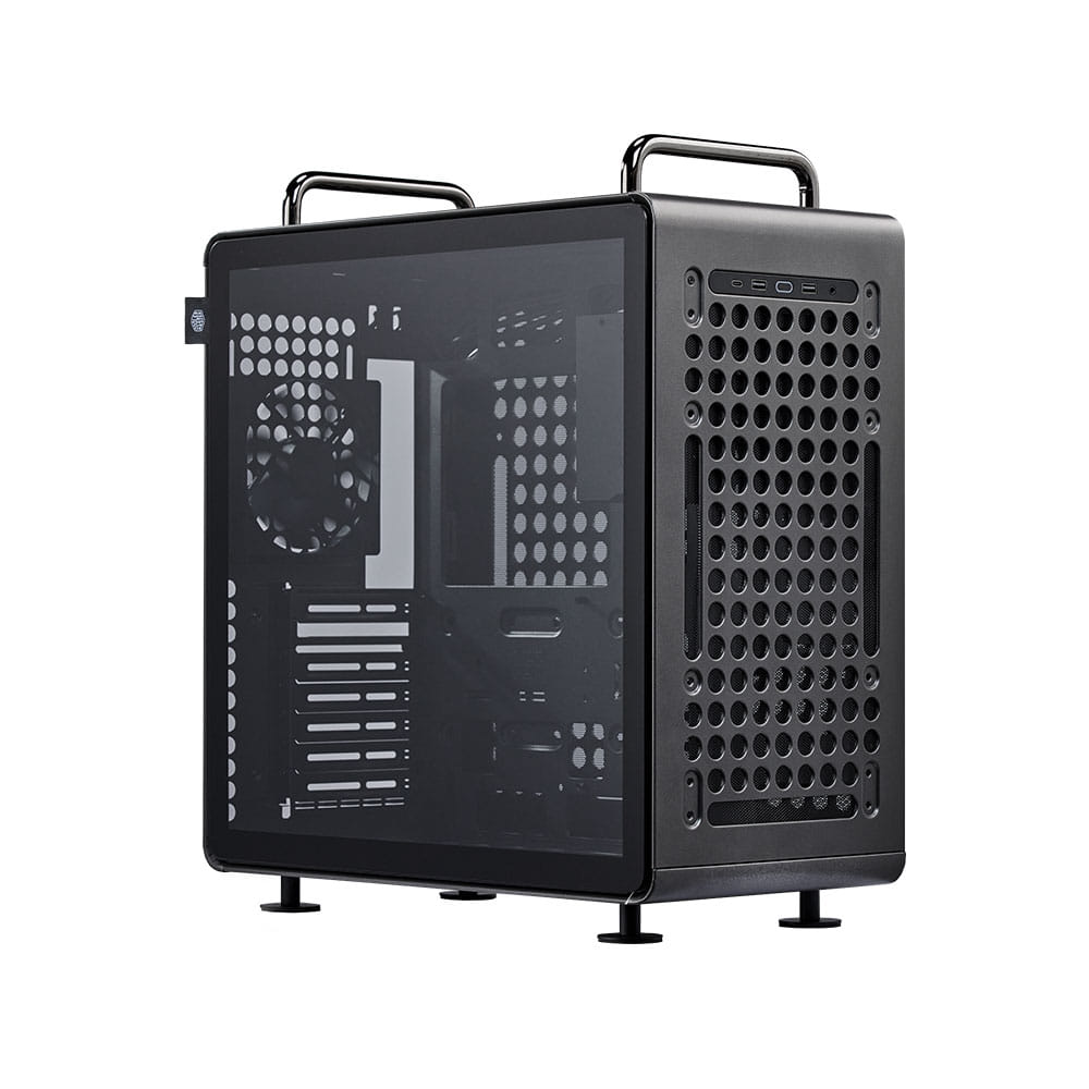 Cooler Master QUBE 540 ITX Compact Computer Case - Stardust Iron