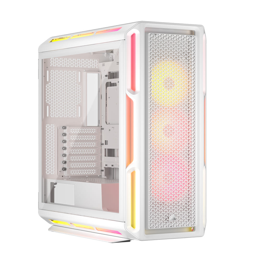 Corsair 5000T LX RGB Mid-Tower PC EATX Case White