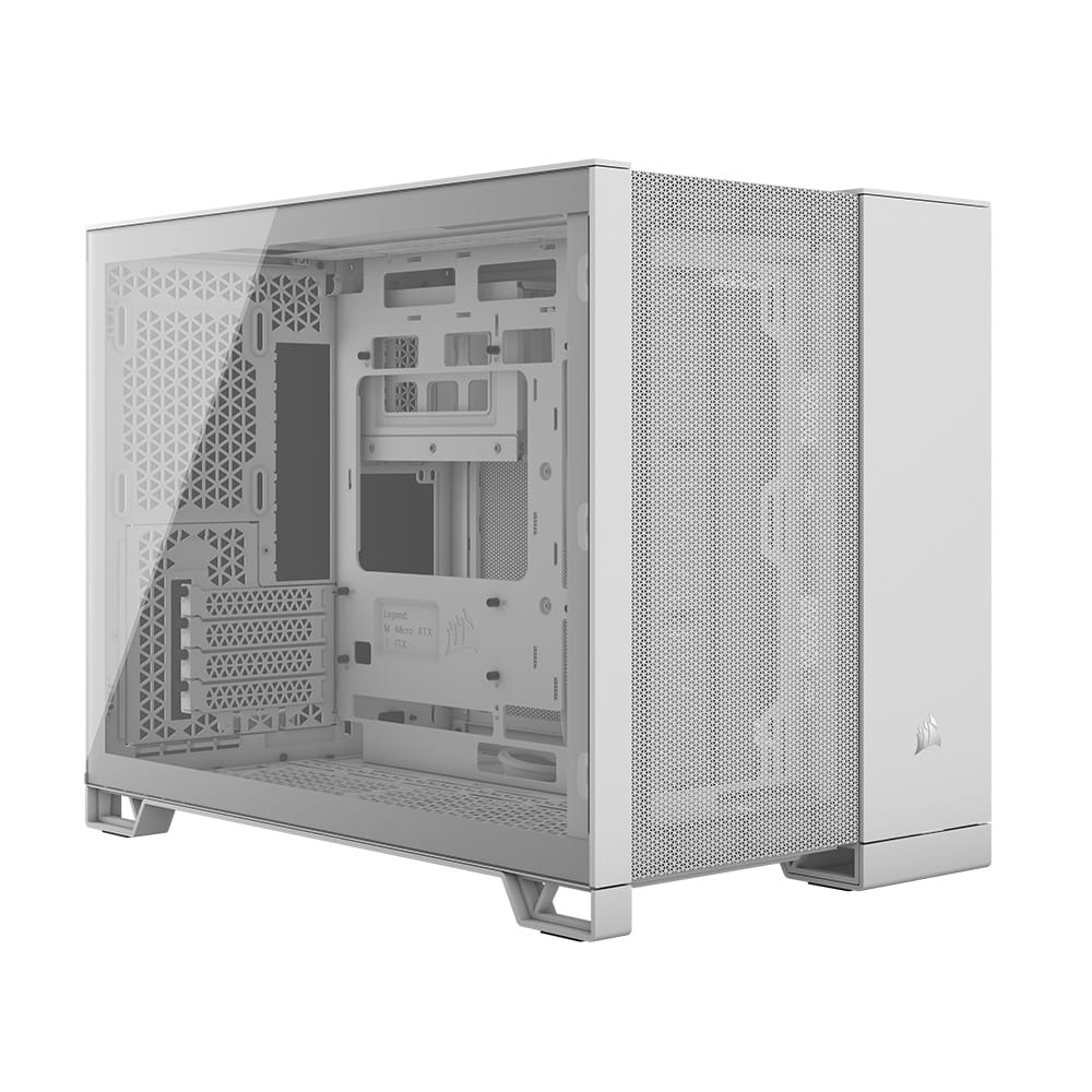 Corsair 2500D Airflow Tempered Glass ATX Mid-Tower Case - White