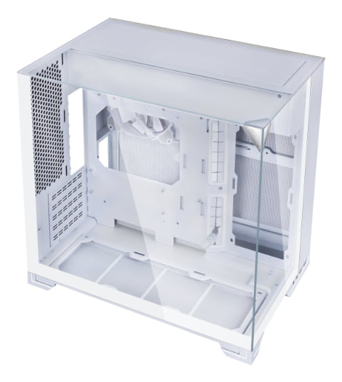 Lian Li O11 Vision-M Compact Micro-ATX Mini Case - White