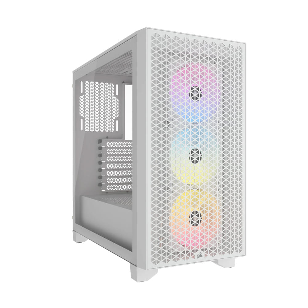 3000D RGB AIRFLOW Mid-Tower PC Case - White
