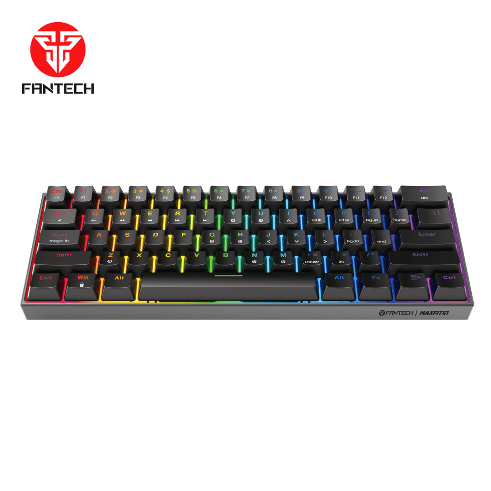 Fantech MAXFIT61 Gaming PC Mechanical Keyboard HotSwappable RGB