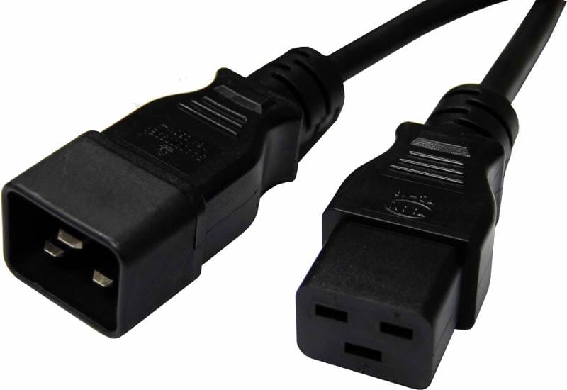 Eaton 16A IEC Male to IEC Female Extension 2m Cord