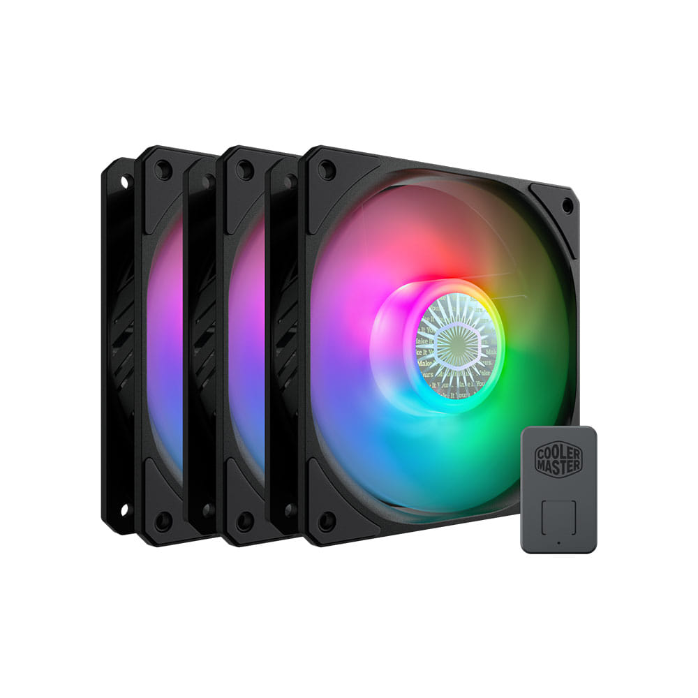 Cooler Master SickleFlow 120 ARGB Computer Case Fan 12 cm Black 3 pc(s)