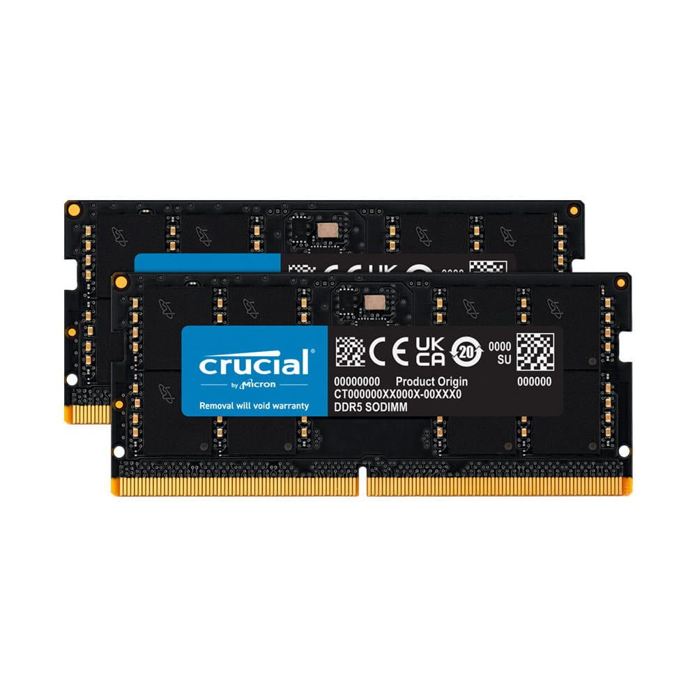 Crucial 64GB Kit (2x32GB) DDR5-5200 SODIMM Memory