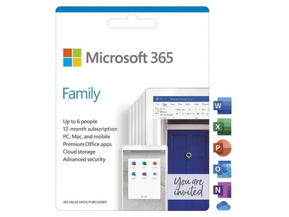 Microsoft 365 Family 1 Year Subscription