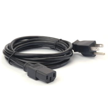 Zebra Power Cable Black Plug Type I C13 Coupler
